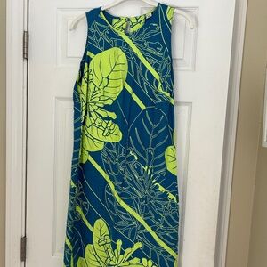 Sig Zane Linen Shift Dress, Size L